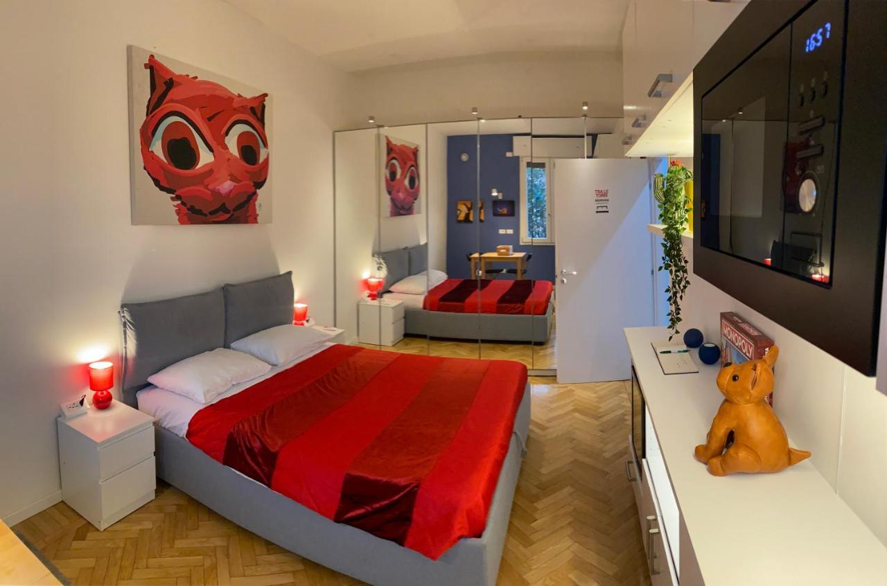 Tra Le Torri B&B - Ampia Stanza Privata In Appartamento Con Bagno Privato Accessibile Da Corridoio 博洛尼亚 外观 照片