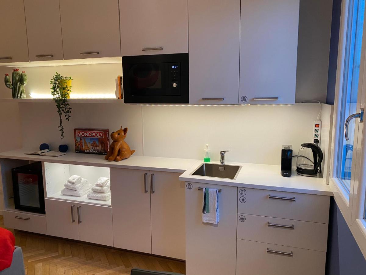 Tra Le Torri B&B - Ampia Stanza Privata In Appartamento Con Bagno Privato Accessibile Da Corridoio 博洛尼亚 外观 照片